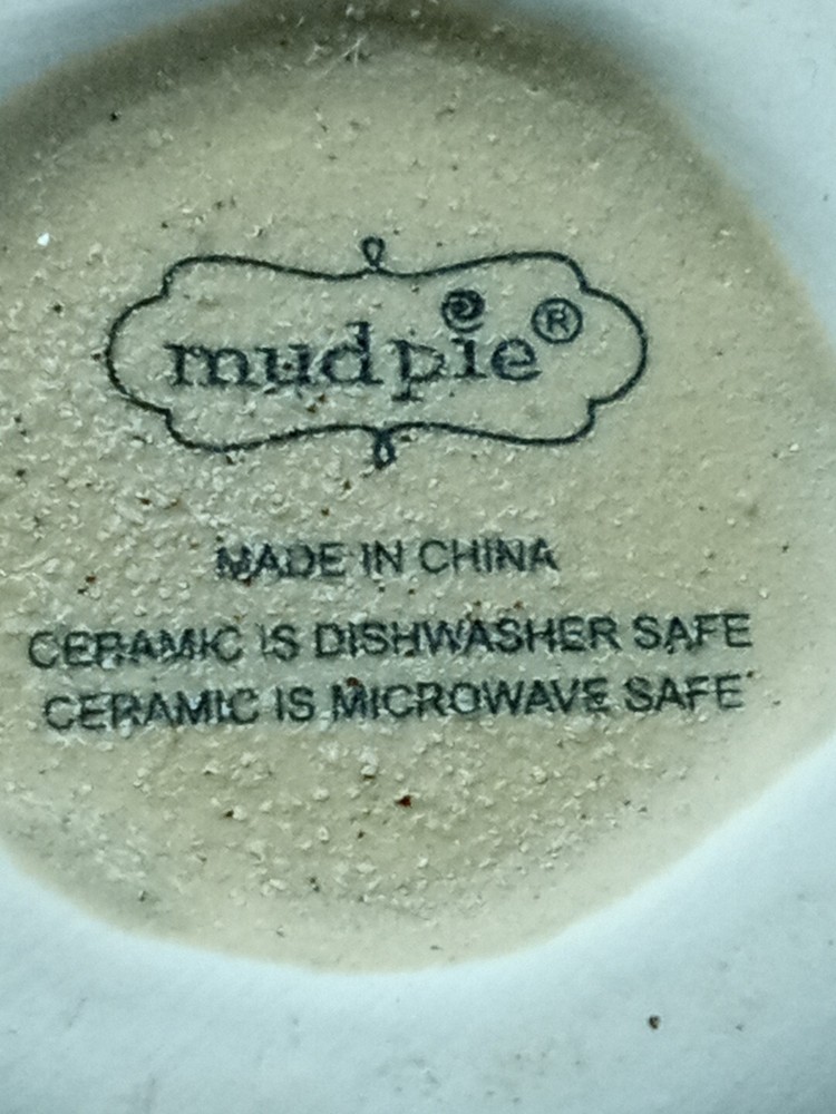 Mud Pie Farmhouse Ceramic Salt and Pepper