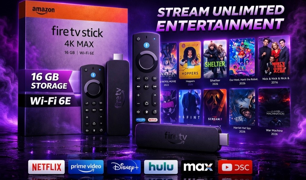 AMAZON FIRE TV Stick 4K MAX 🔥