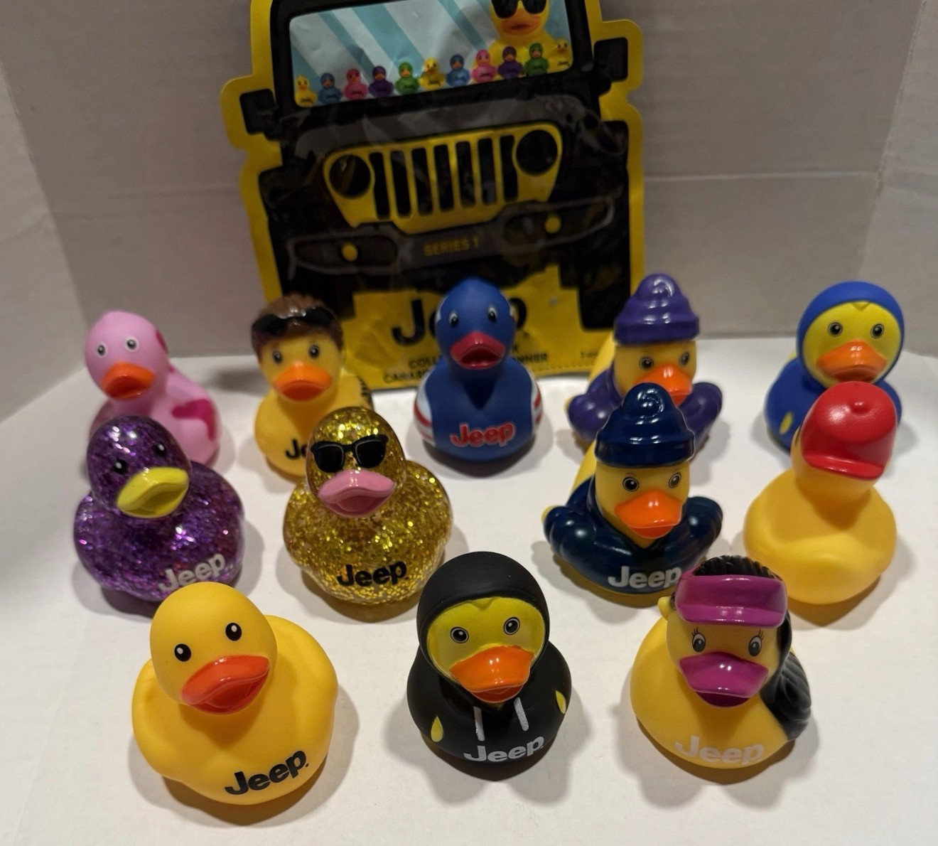 Jeep Branded 2" Rubber Ducks ~ All Ducks Have Jeep Logo ~ You Choose ~ NEW