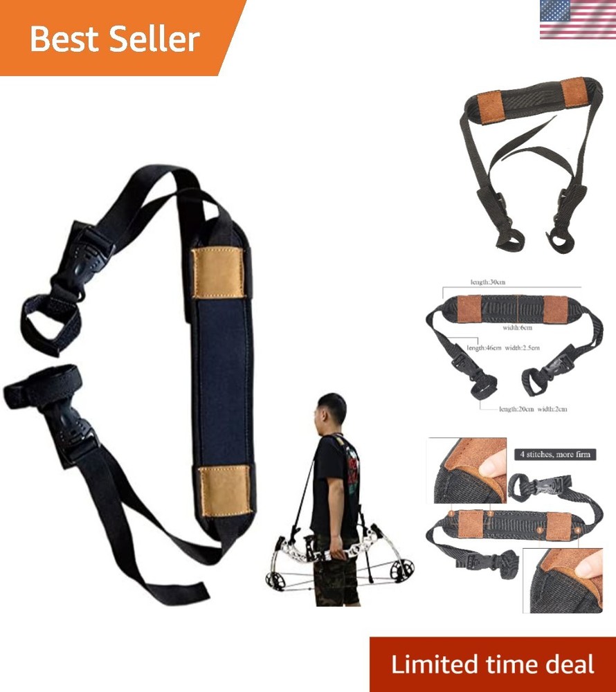 Durable Nylon Compound Bow Sling - Light & Adjustable for Ultimate Comfort