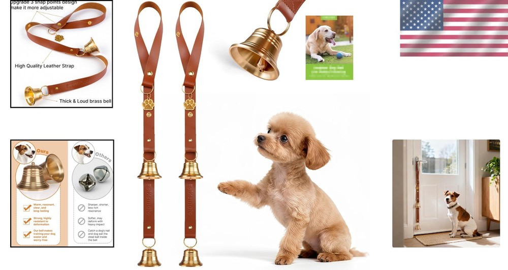 Leather Dog Bell for Training