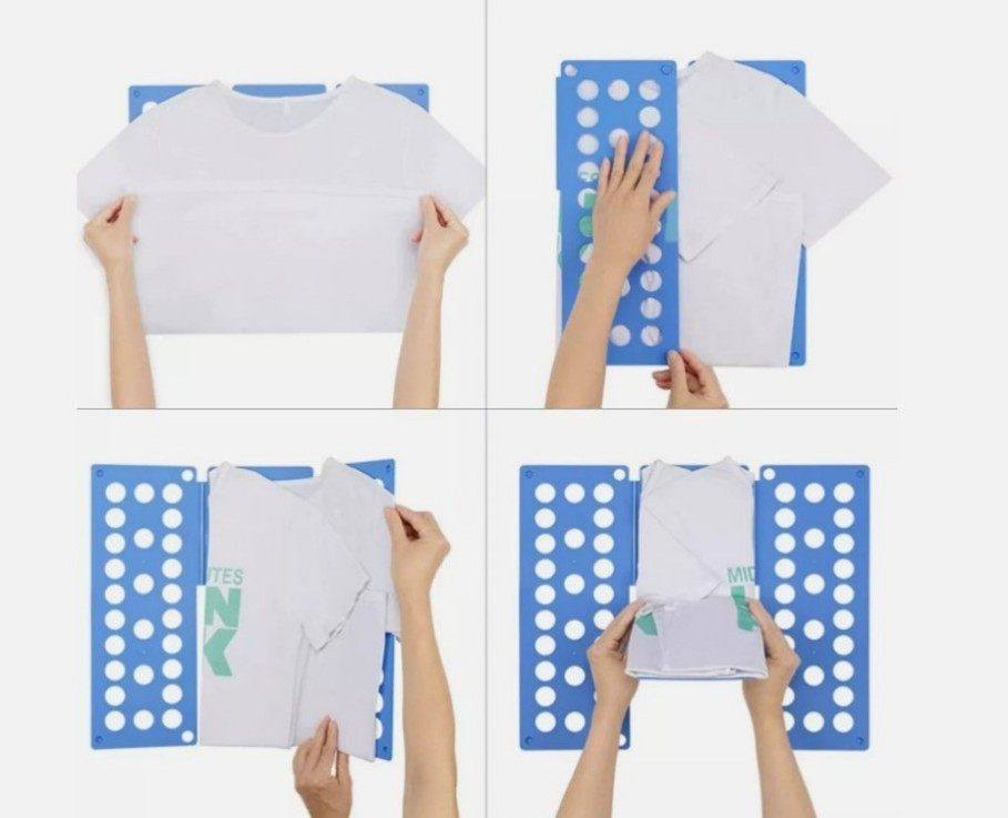 Clothes Folder Magic Folding Board Laundry T Shirt Fast Fold Flip For Child//#/