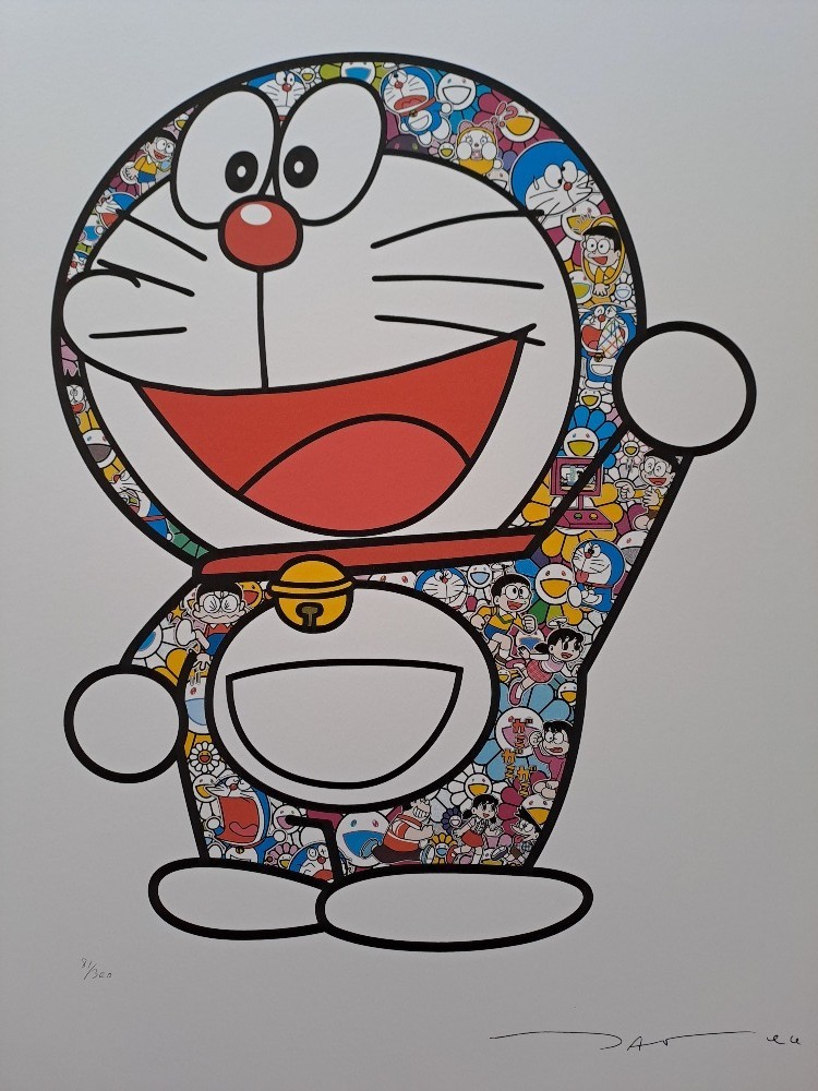 Murakami Takashi Signed - Doraemon: Here We Go! - Certificate