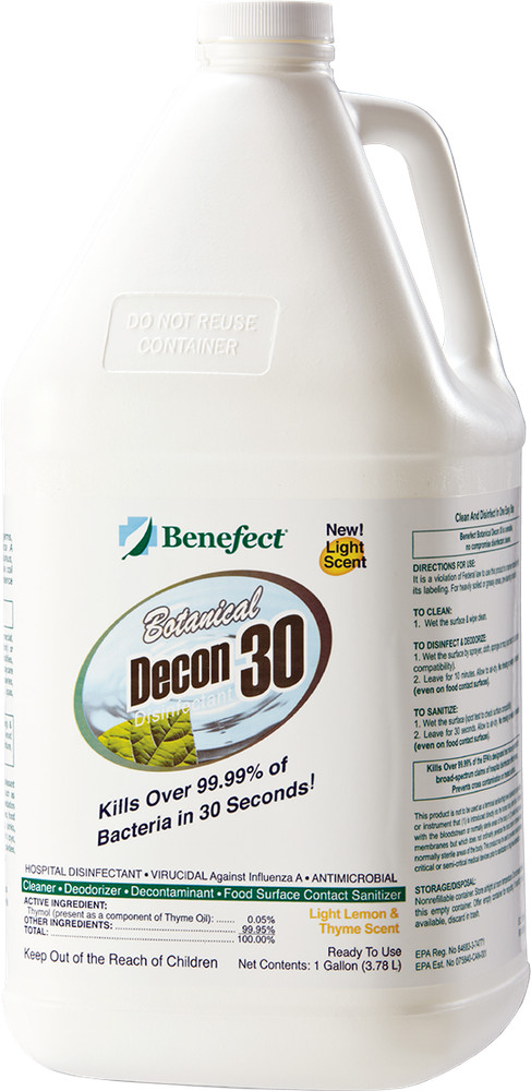 Benefect Decon 30 Case (1x4 Gallon)