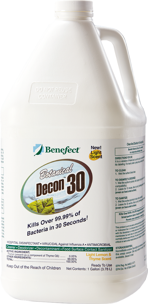 Benefect Decon 30 Case (1x4 Gallon)