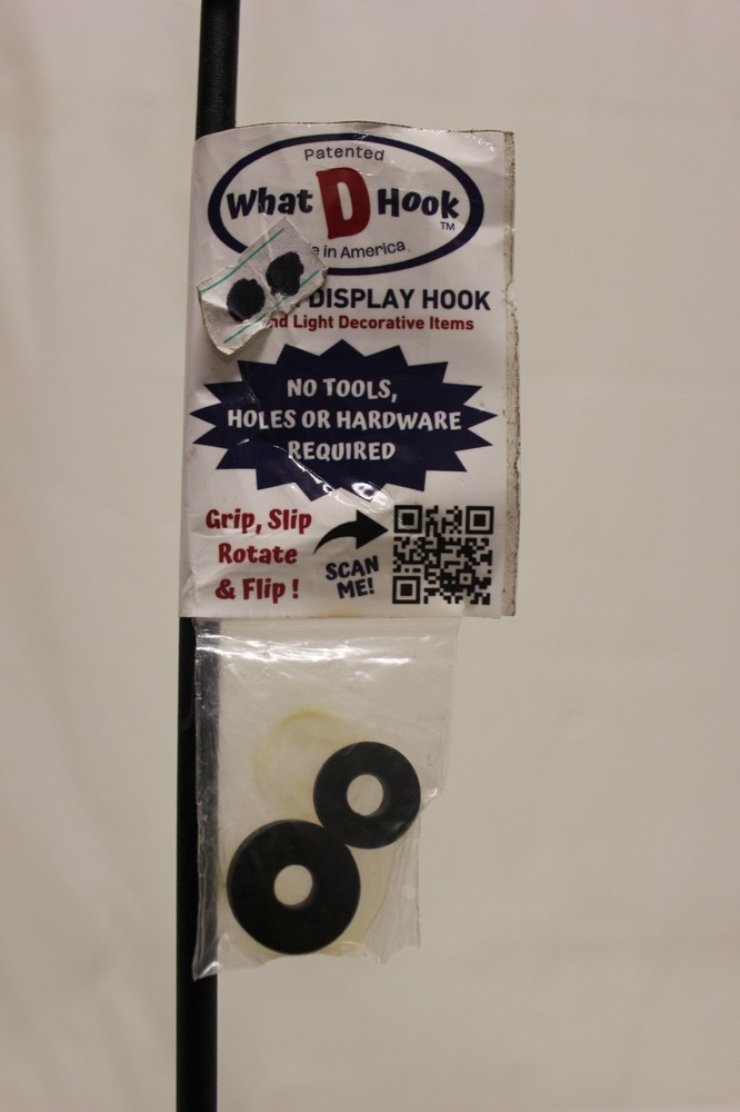 What D Hook 4" Deck Rail Post Garden Display Hook No Hardware Needed G2