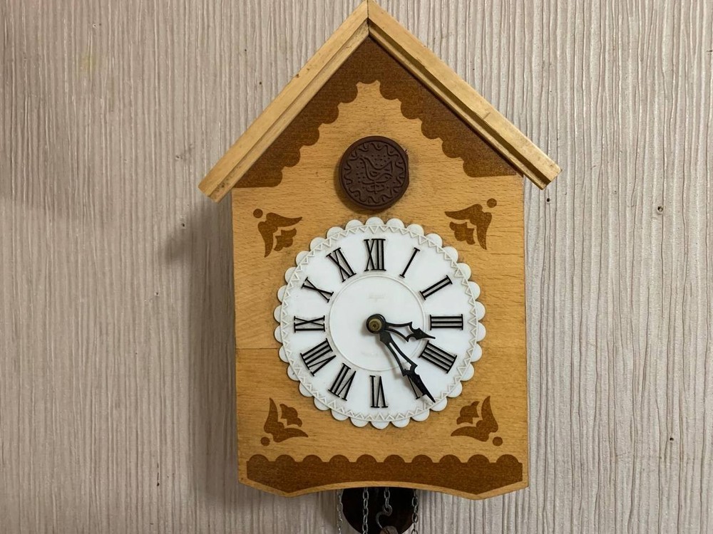 Soviet Vintage Cuckoo clock, USSR clock, Soviet working clock, Working cuckoo