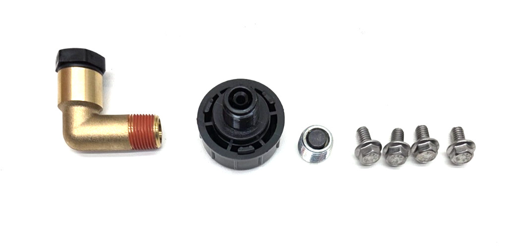 OEM BOSS SNOW PLOW RESERVOIR DRAIN PLUG FILL ELBOW CAP BREATHER HYD04814