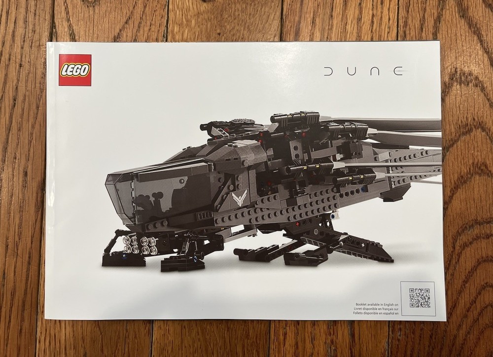 Lego Dune Ornithopter 10327 Instructions Manual Only