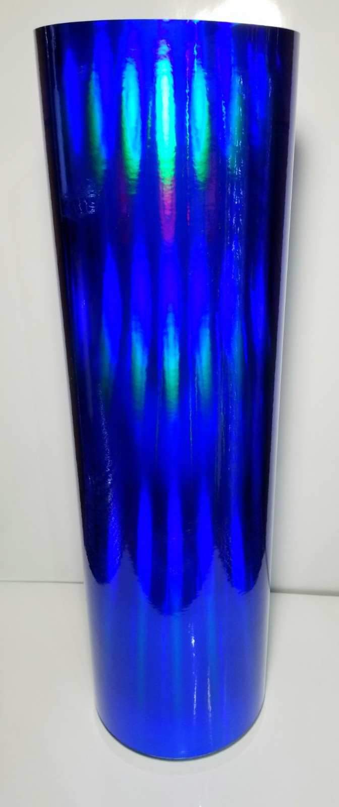 Royal Blue Rainbow Oil Slick Sign Plotter Vinyl Film