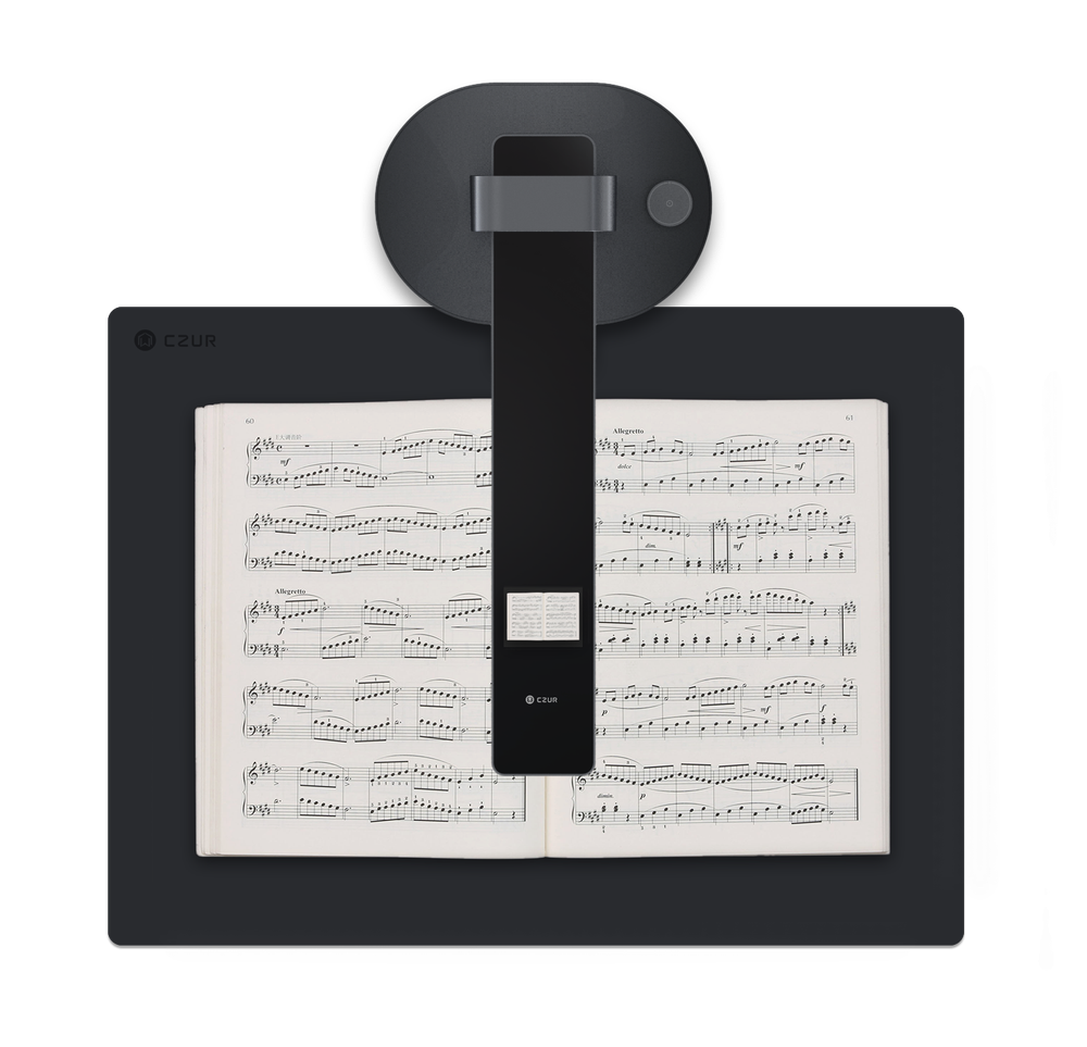 CZUR Aura Pro Portable Foldable Smart OCR Book Document Scanner Lamp for Win Mac