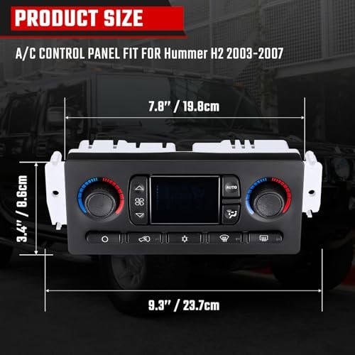 599-211XD Climate Control Module,A/C Heater Climate Control Panel Fit for