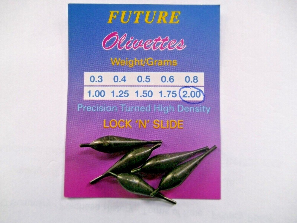 FUTURE NON TOXIC LOCK & SLIDE OLIVETTES - VARIOUS SIZES