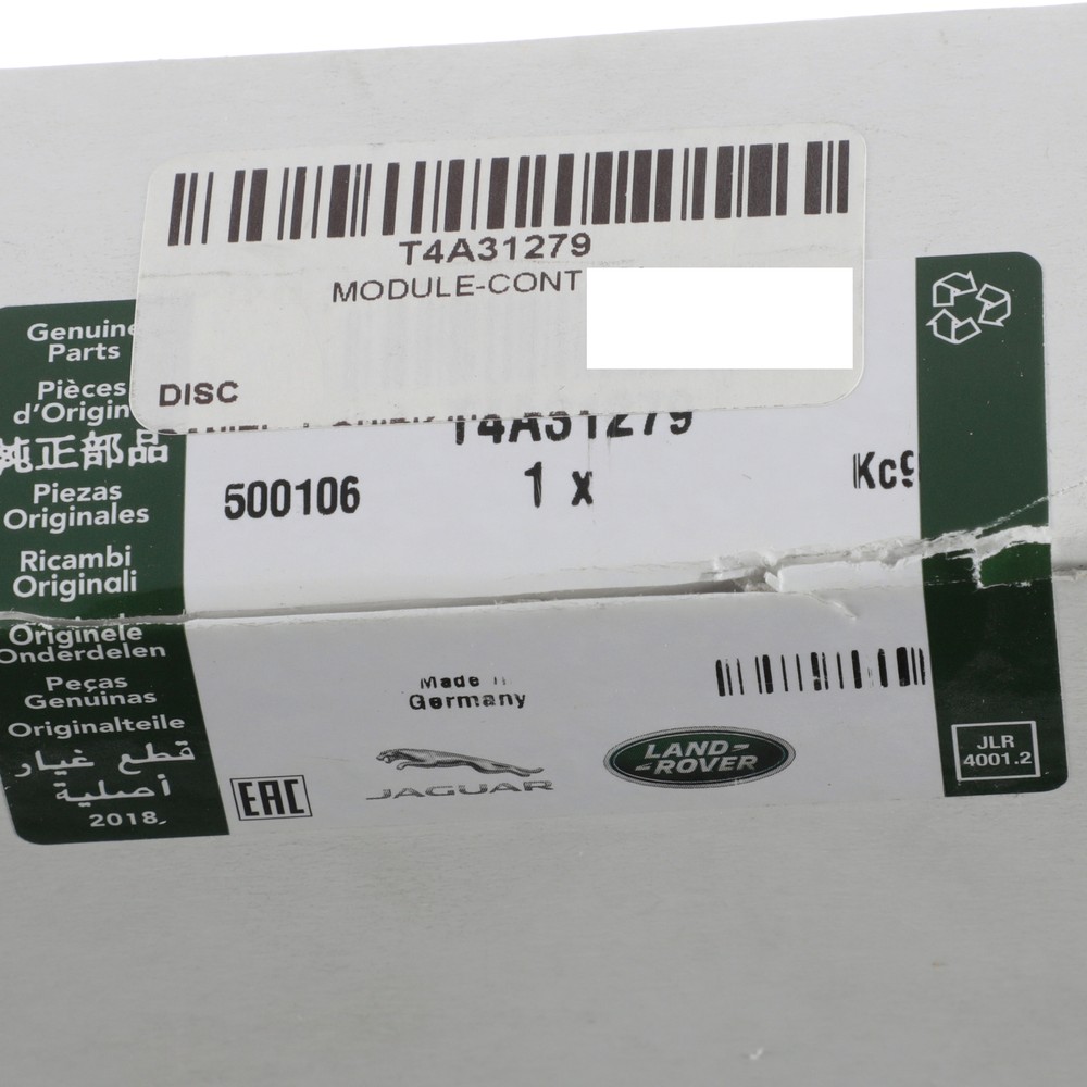 Genuine Jaguar Control Module T4A31279