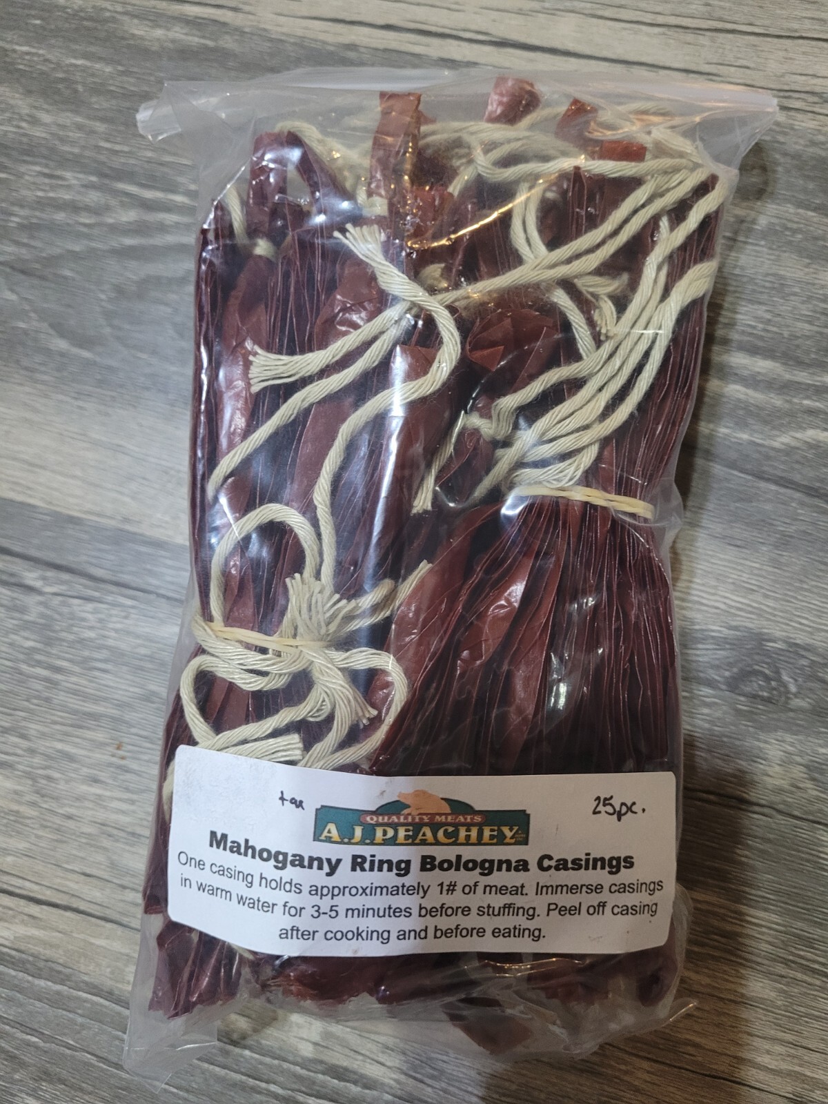 Mahogany Ring Bologna Casings