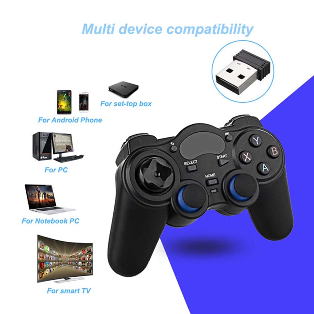 USB Wireless Gaming Controller Gamepad for PC Laptop Computer Joystick