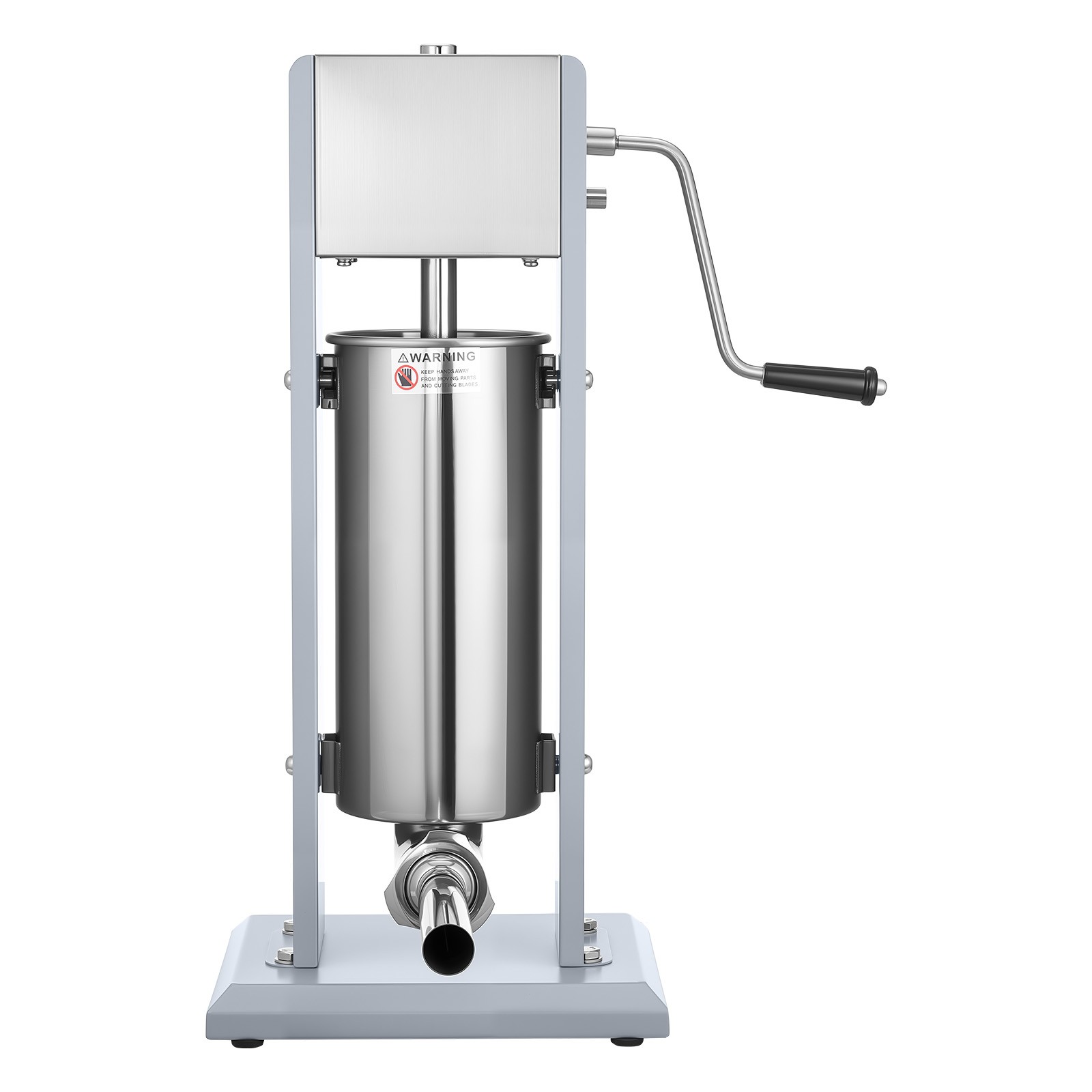 Uimoso Manual Sausage Maker 11 LBS / 5 L Dual-Speed Meat Filler with 5 Nozzles