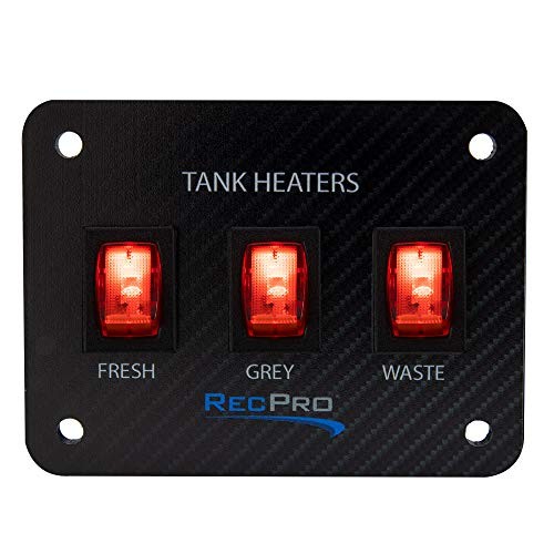 RV Toggle Switch | Tank System Control Panel | Gang Kit System | 3 Toggles