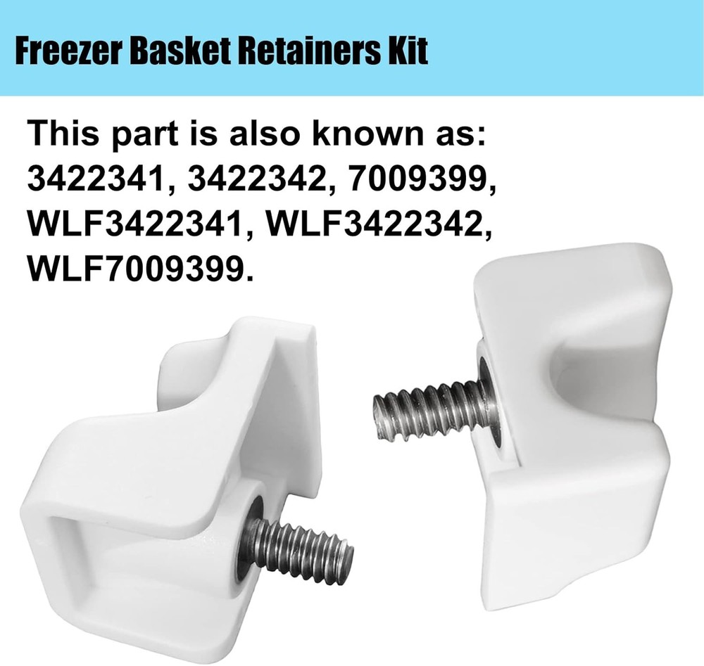 Freezer Basket Retainer 7009399 Replacement SUB ZERO freezer lower basket...