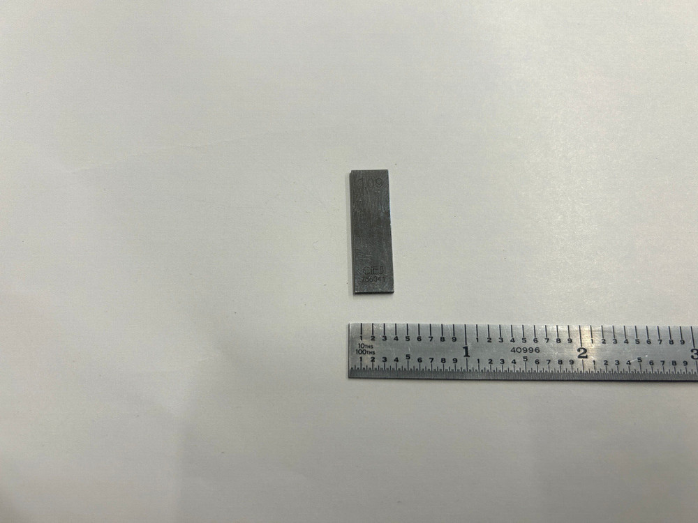 1.09 CEJ Rectangular Steel Gage Gauge Block