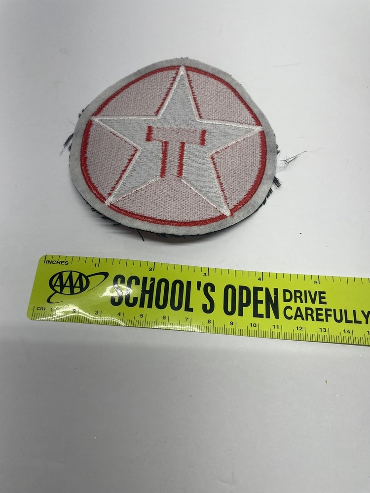 Texaco Oil Embroidered Patch Racing Gasoline