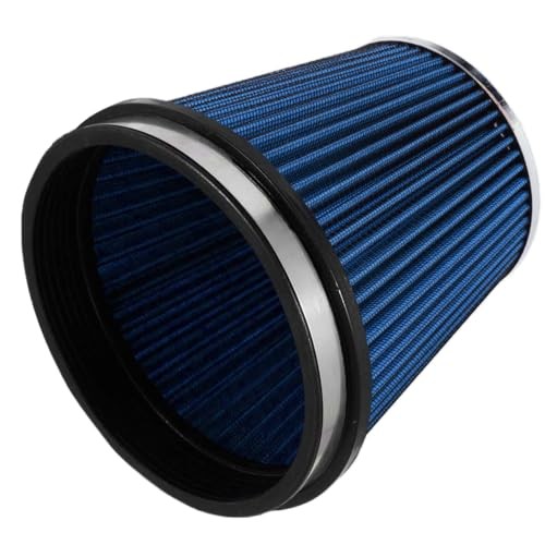 6" Inlet Cold Air Intake Filter Cone Replacement Performance Blue (6" Tall)