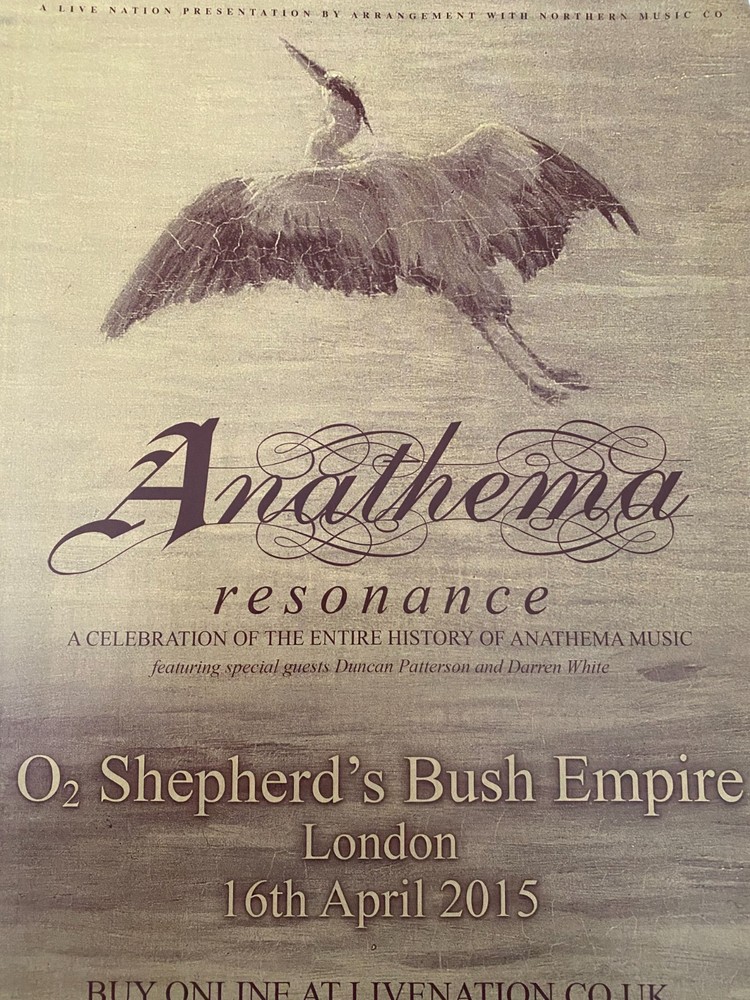 Anathema, Resonance, Full Page Vintage Promotional Ad