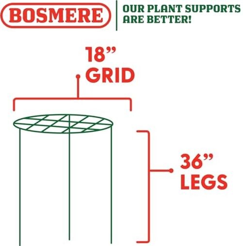 18" Plant Grid with Three 36" Legs, 2-Pack