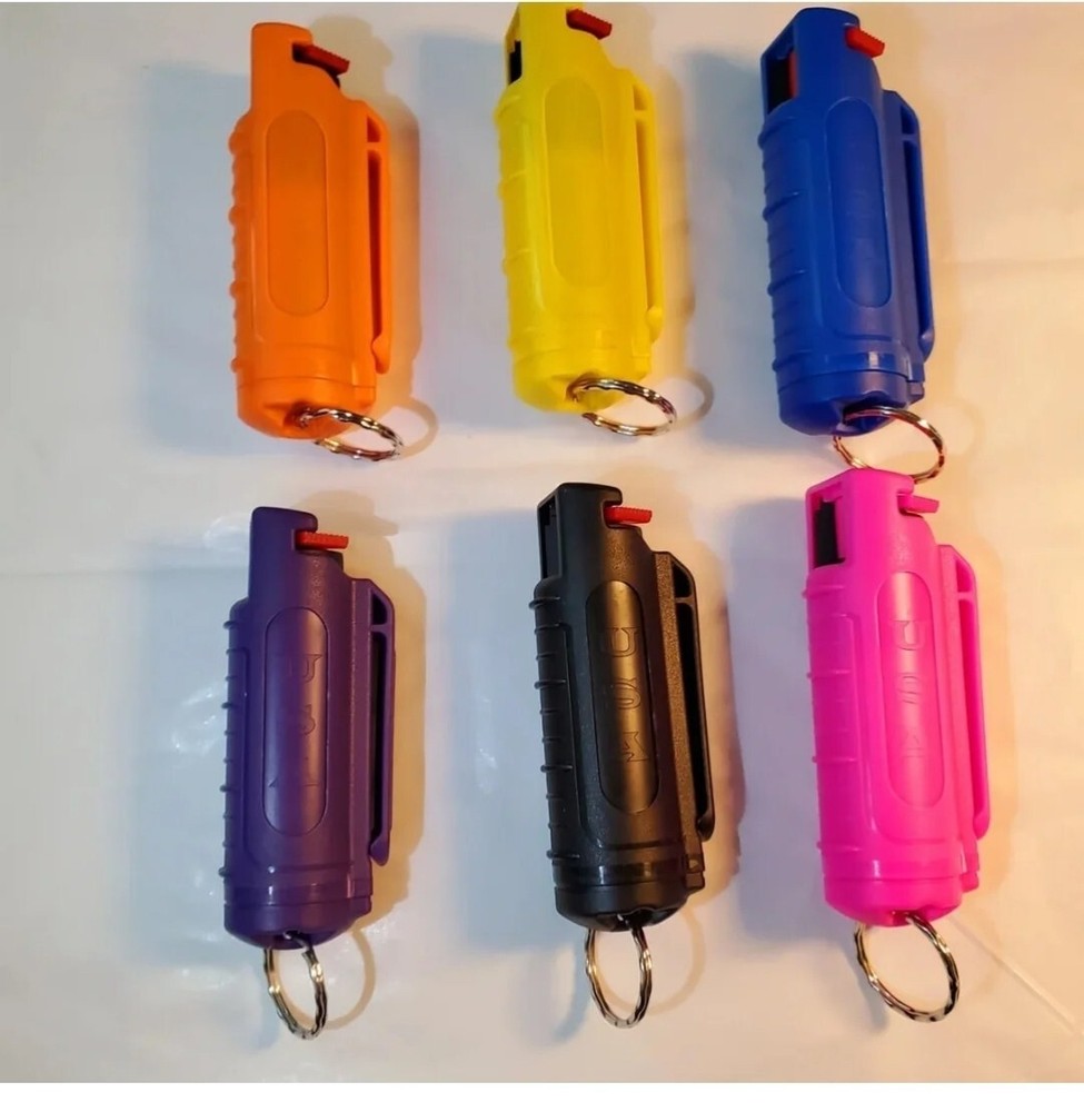 10 Count Variety Pack Pepper Spray Keychain