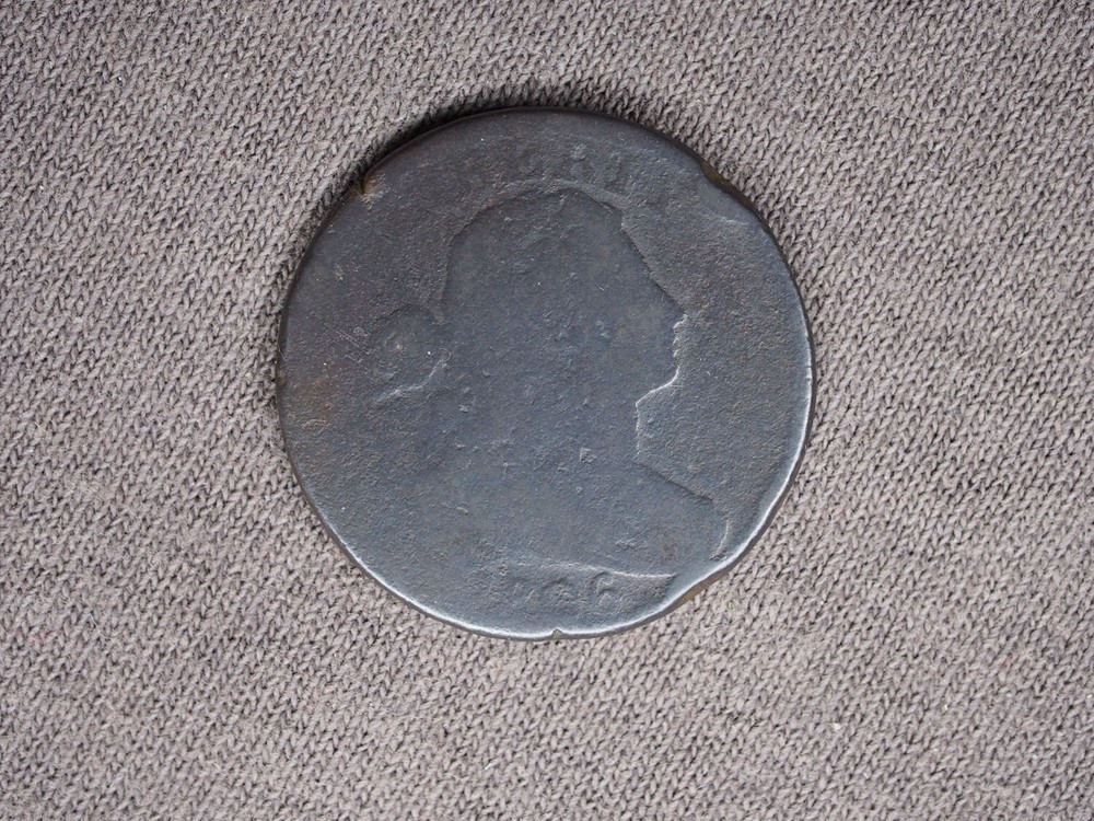 1806 Draped Bust Large Cent US mint copper coin