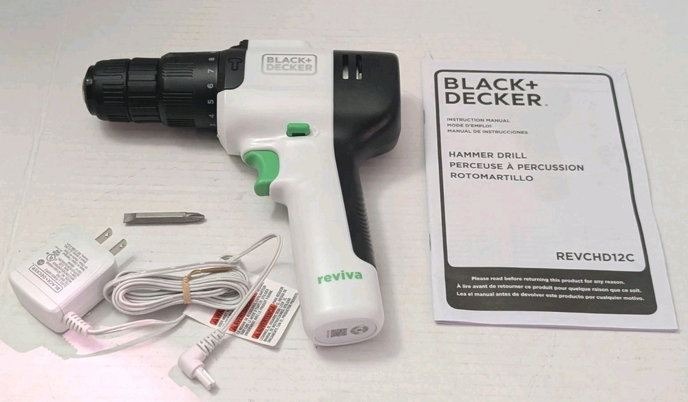 BLACK+DECKER Reviva 12V Drill - REVCDD12C
