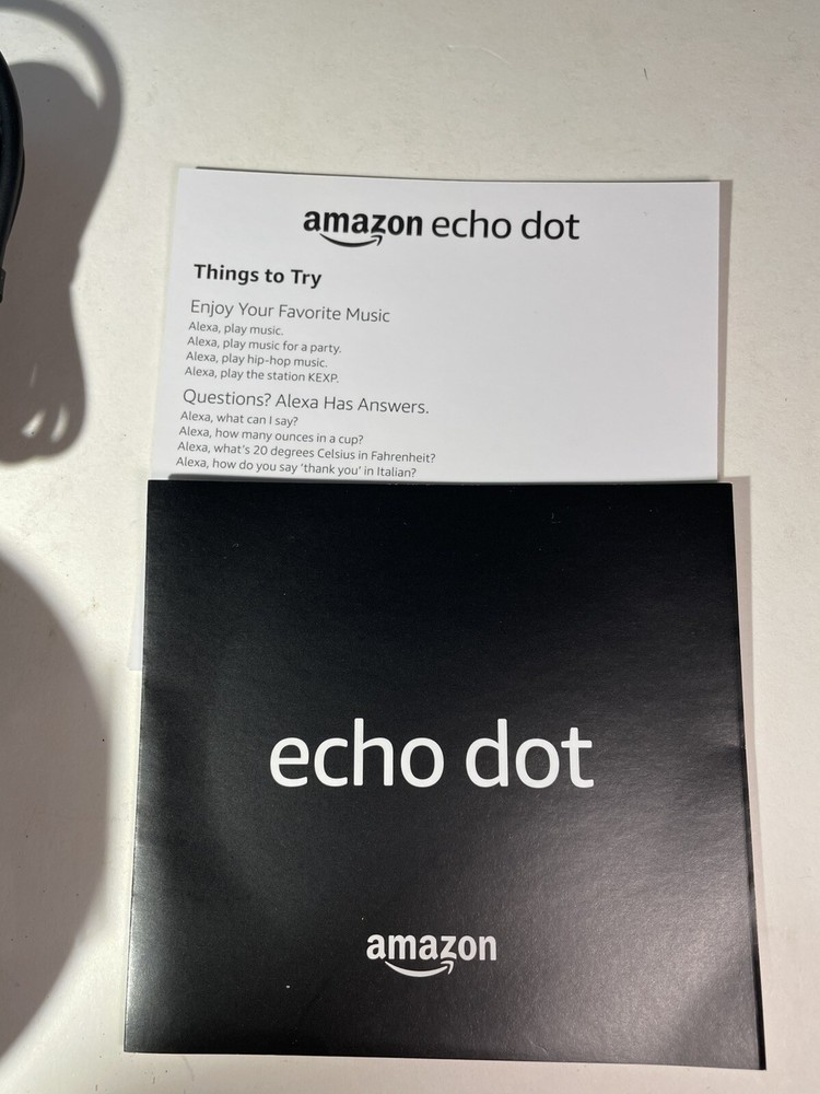 Amazon Echo Dot (3rd Generation) Smart Speaker - Charcoal NOB