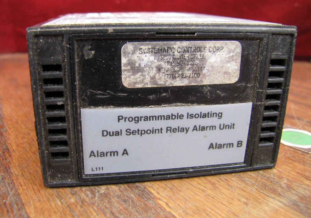 Systematic Programmable Isolating Dual Setpoint Alarm Unit w Socket Model PI-S-X