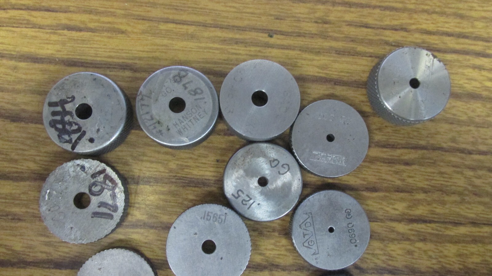 Master Ring Gage Size from Drop Down List