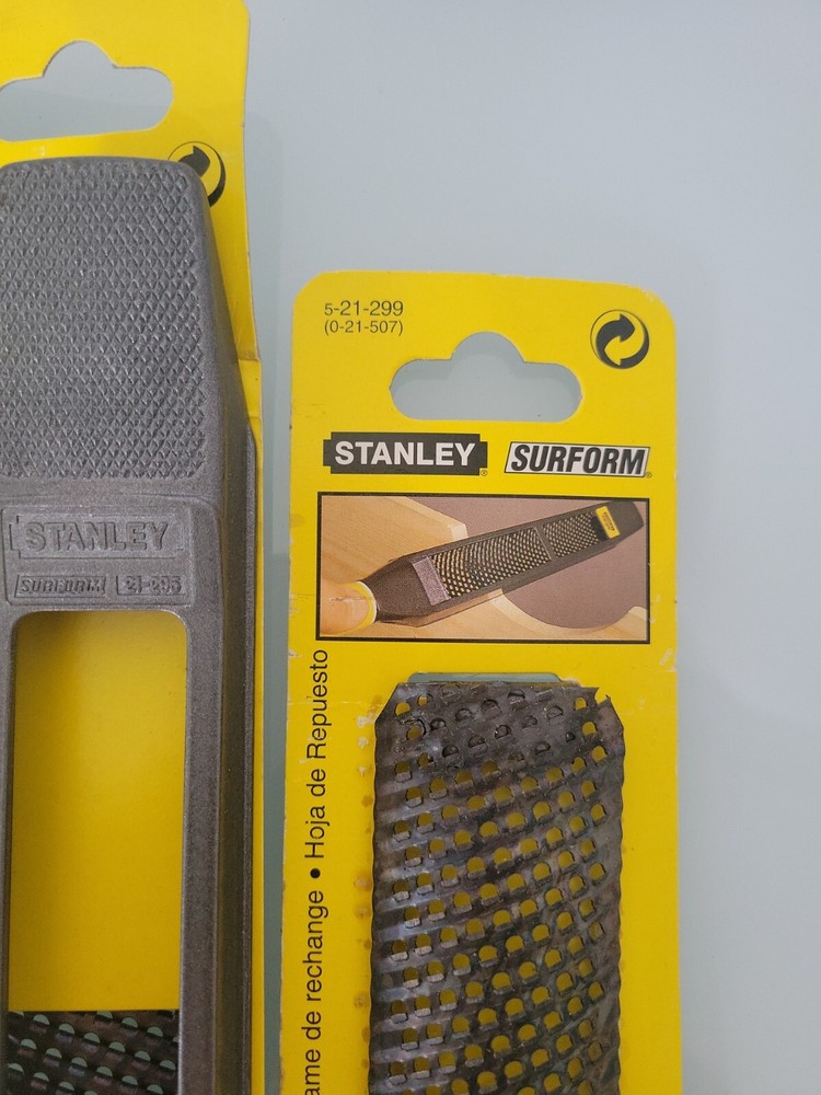 VINTAGE Stanley Surform 21-295 Flat File w/Blade + EXTRA BLADE (BUNDLE)