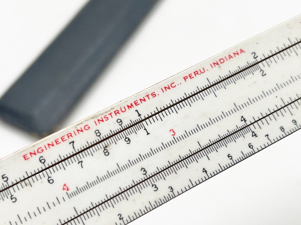 VINTAGE SLIDE RULER ENGINEERSING INSTRUMENTS INC 250 V