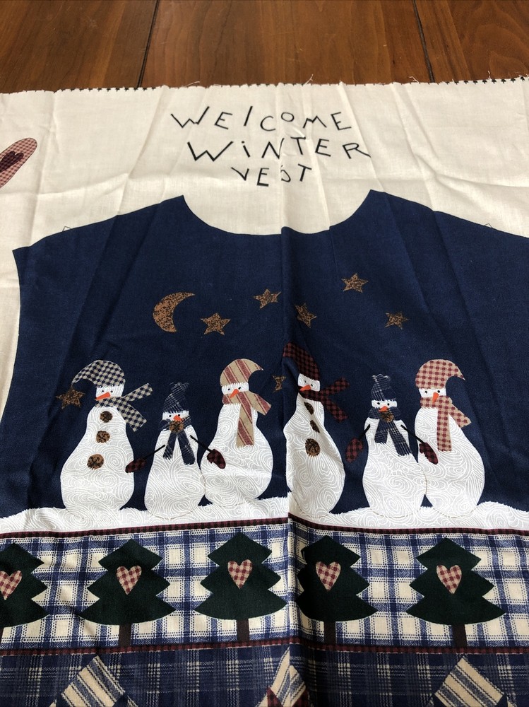 Welcome Winter Vest Sewing Pattern Ugly Christmas Vest
