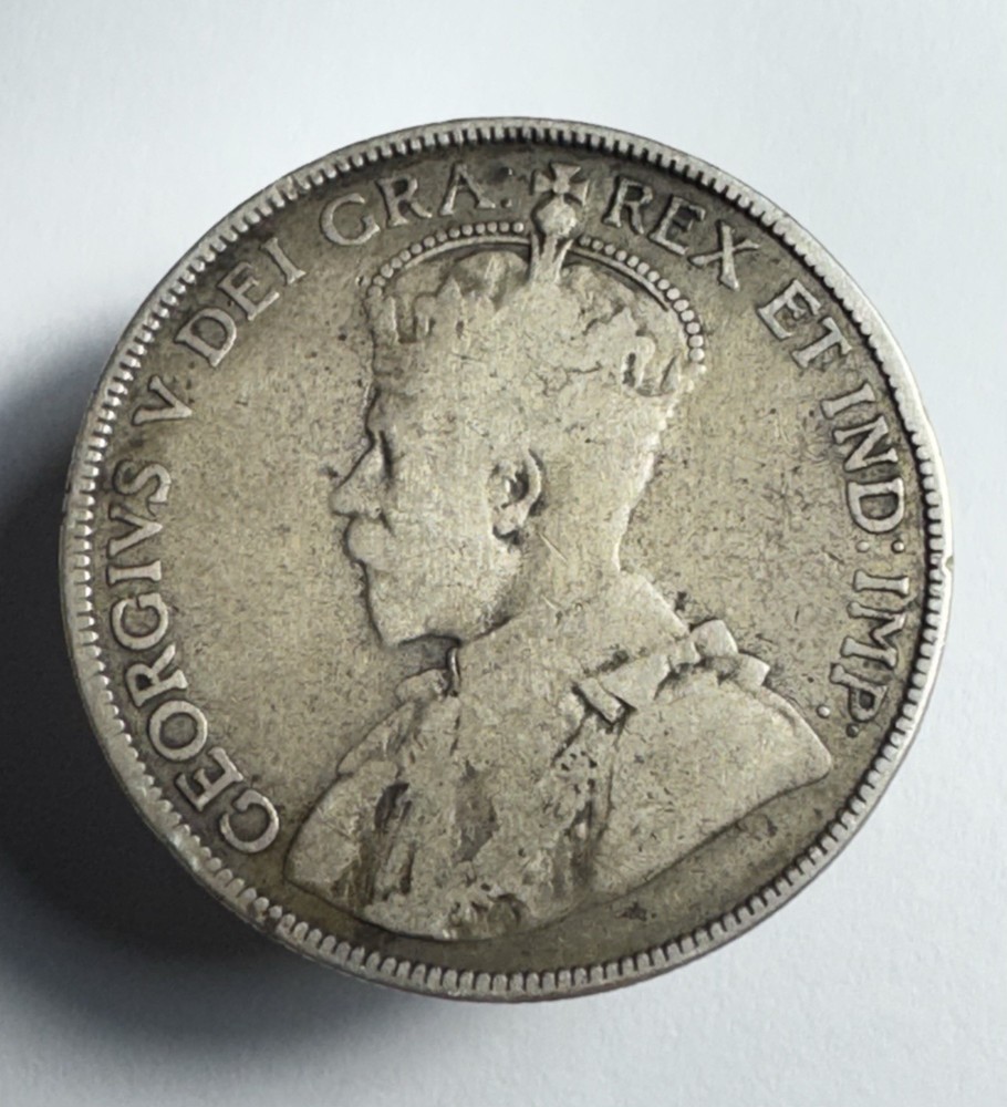1916 CANADA 50 CENTS SILVER BETTER DATE -1023