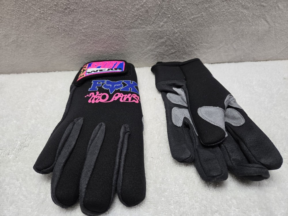 Fox H2O Paws Black Medium Moto X Fox 1990's
