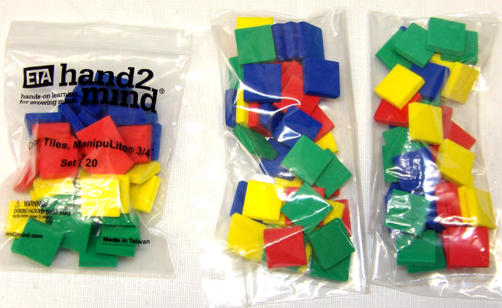 Math Manipulatives• Foam• 1700+ Pcs.• Various Math Sets w/ Extra Pieces!•