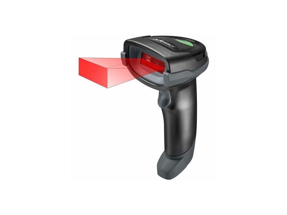 Adesso Wireless/Bluetooth/Wired 2D Barcode Scanner with Charging Cradle - Cable/