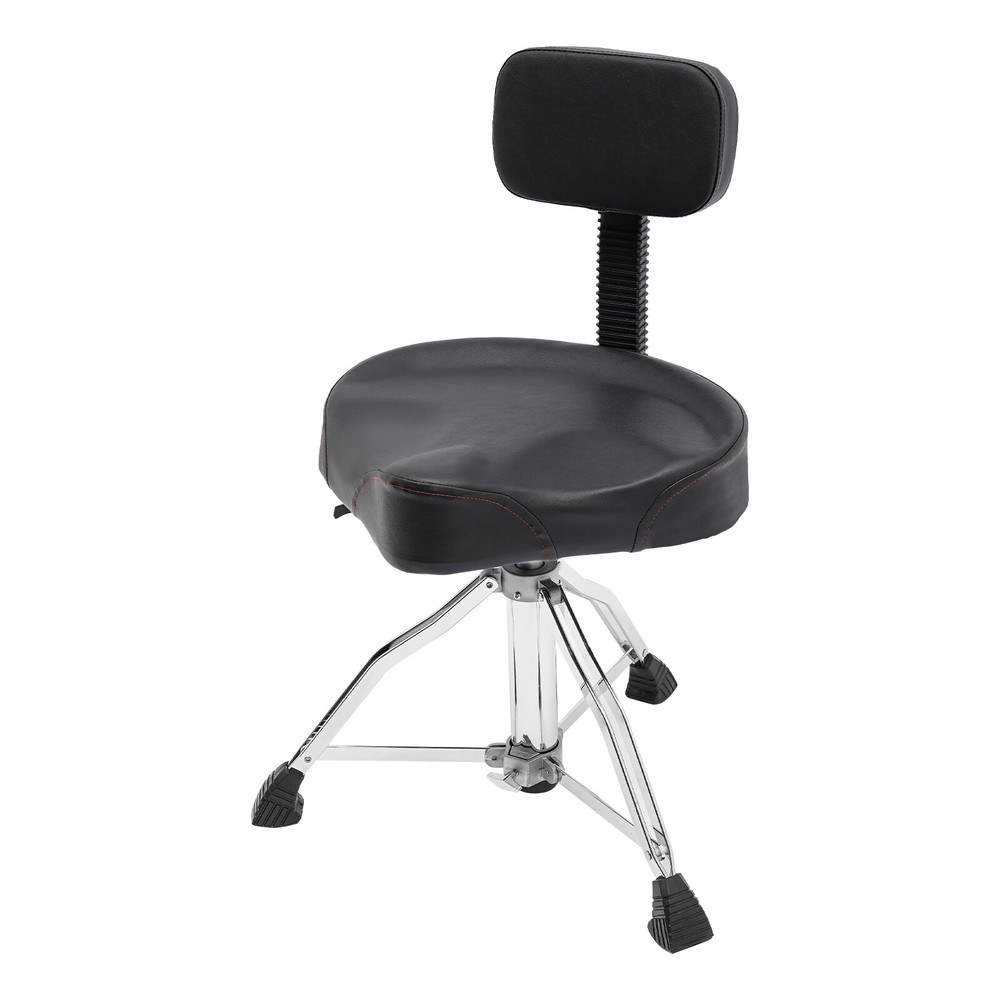 Drum Stool with Backrest, Height Adjustable Drum Stool, Pneumatic Drum Chair