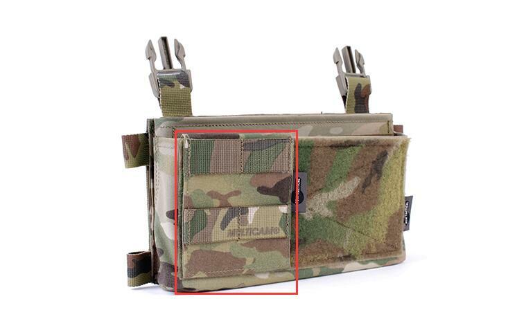 Tactical MOLLE Panel Half Cover For Chest Hang Front back