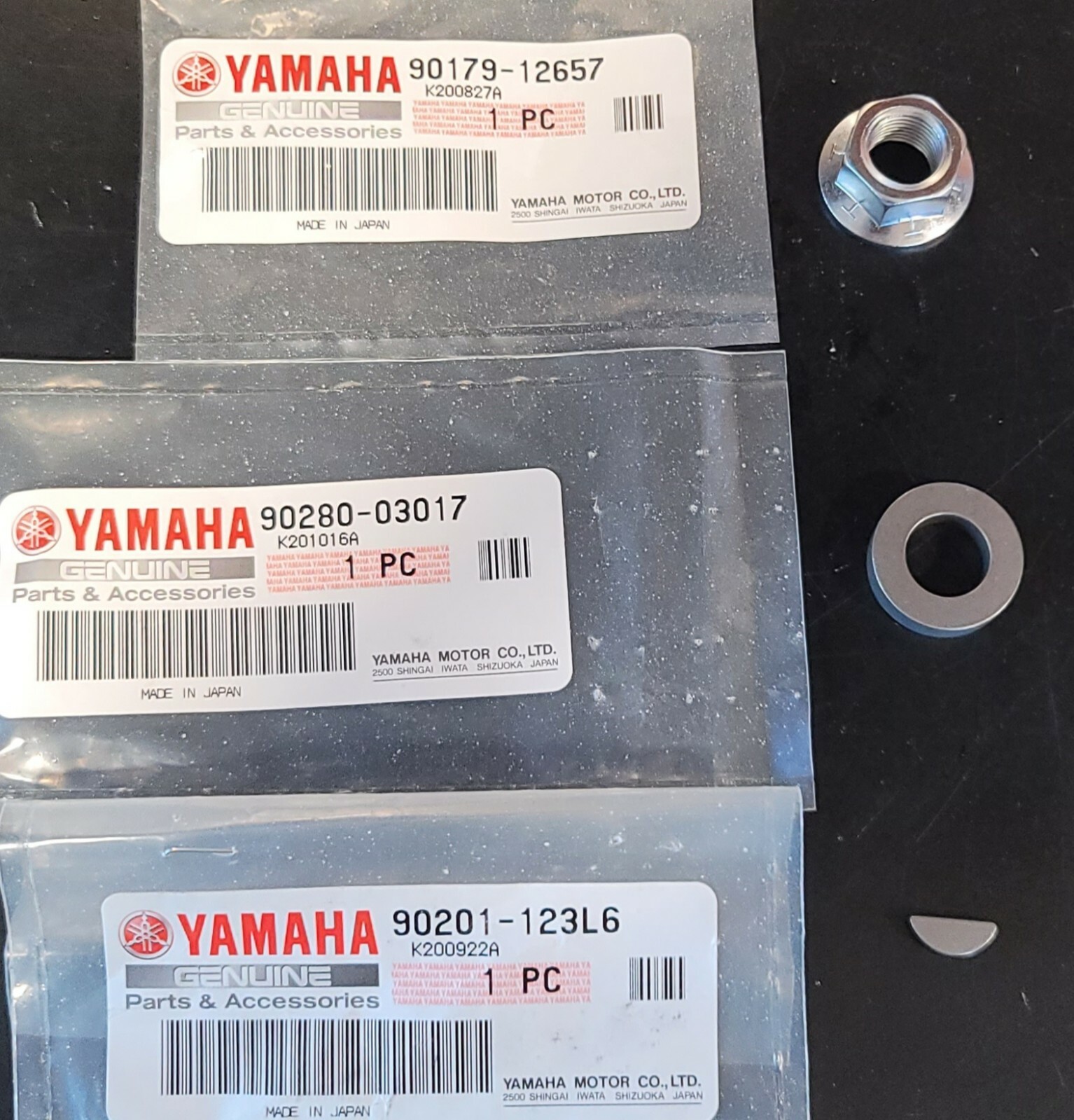 88-06 OEM Blaster yfs200 Woodruff Key Flywheel Hardware Kit 90179-12657-00