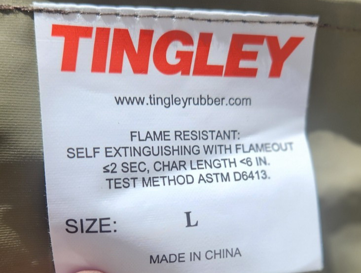 Tingley C12168 Magnaprene Flame Resistant Rain Coat, Tan, L