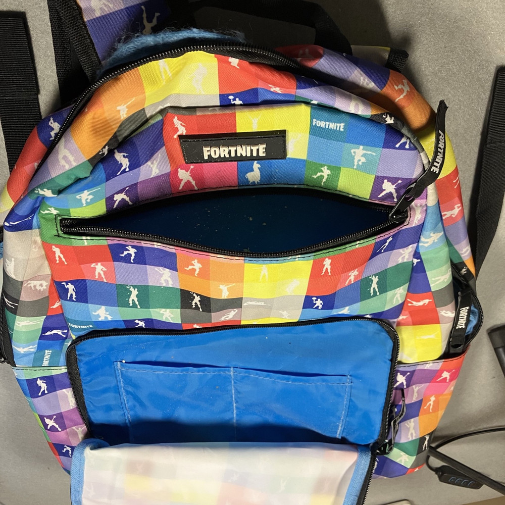 FORTNITE Backpack Multicolor for School Multicolor with Pockets #1045