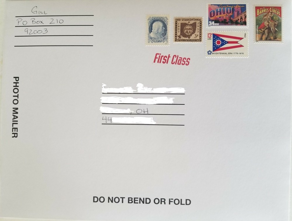 U.S. 2136a MNH Imperf Strip/3