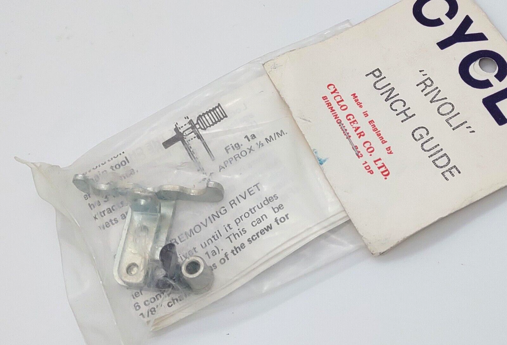 Cyclo Rivoli Punch Guide For Chain Tool NOS