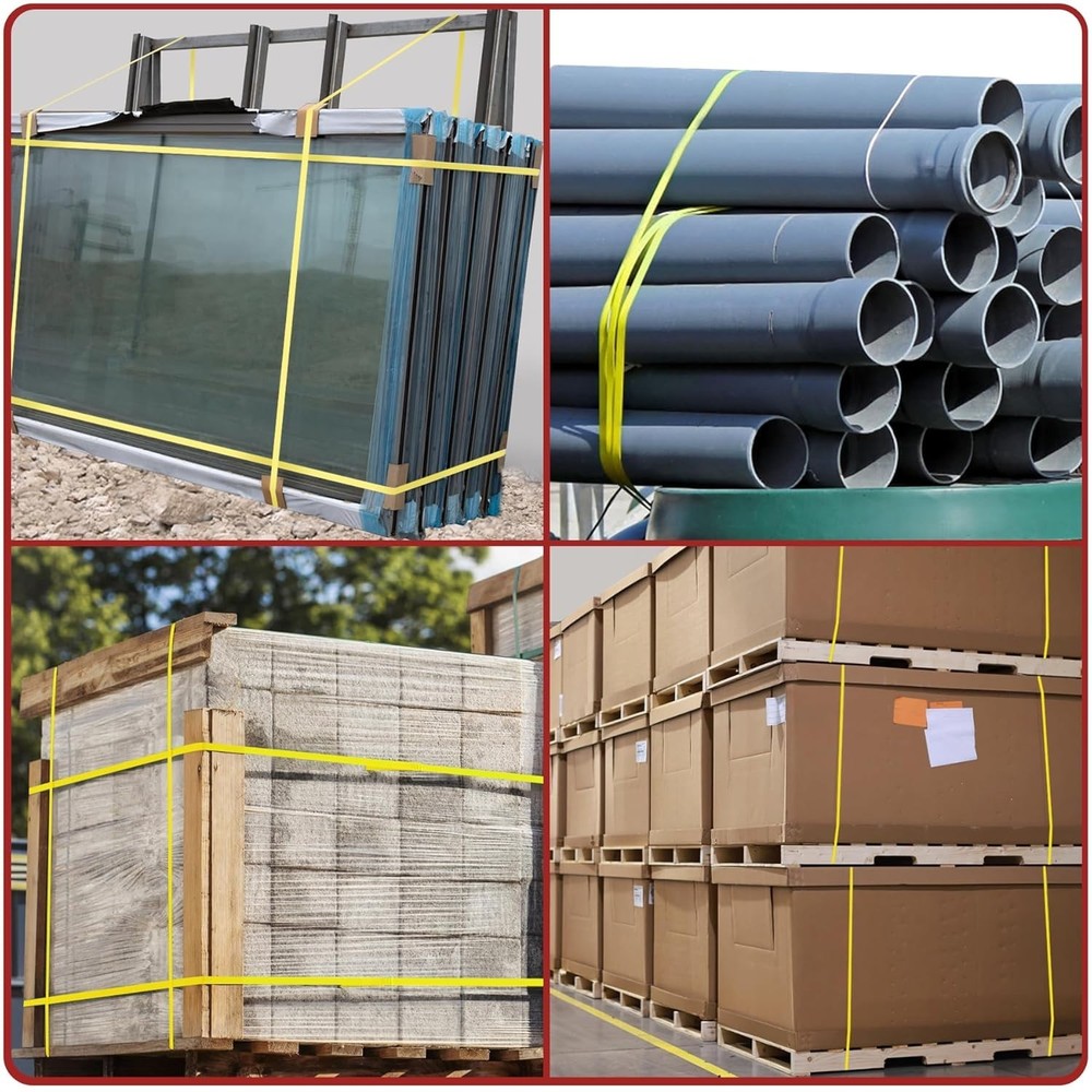 Red Packaging Strapping Bundle for Pallets & Logistics