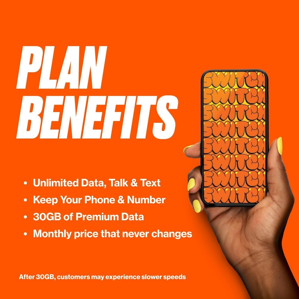 Boost Mobile SIM Kit | $25/mo Forever Unlimited Plan with Auto-Pay |...